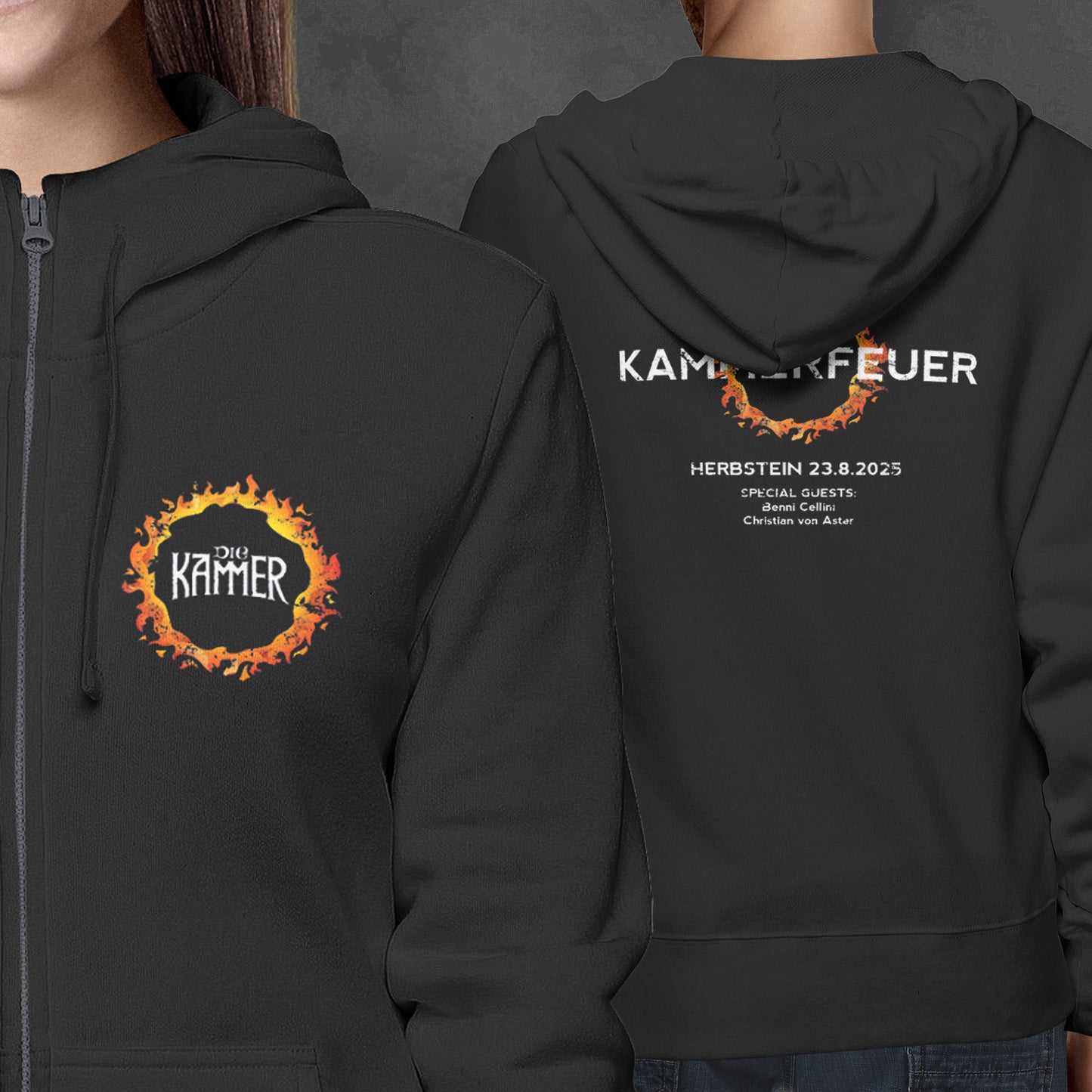 Zip-Hooded-Sweater "Kammerfeuer 2025"
