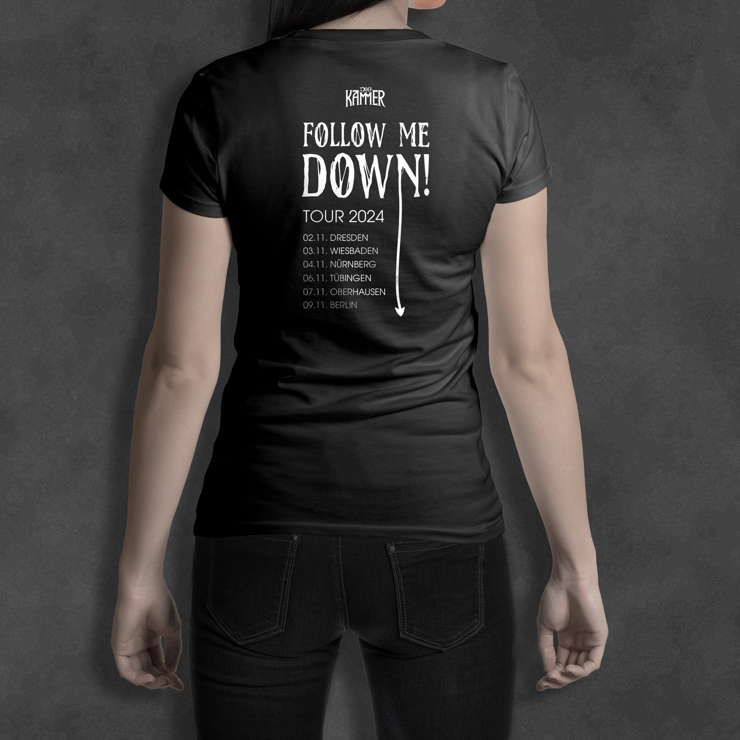 Shirt "Follow me down"