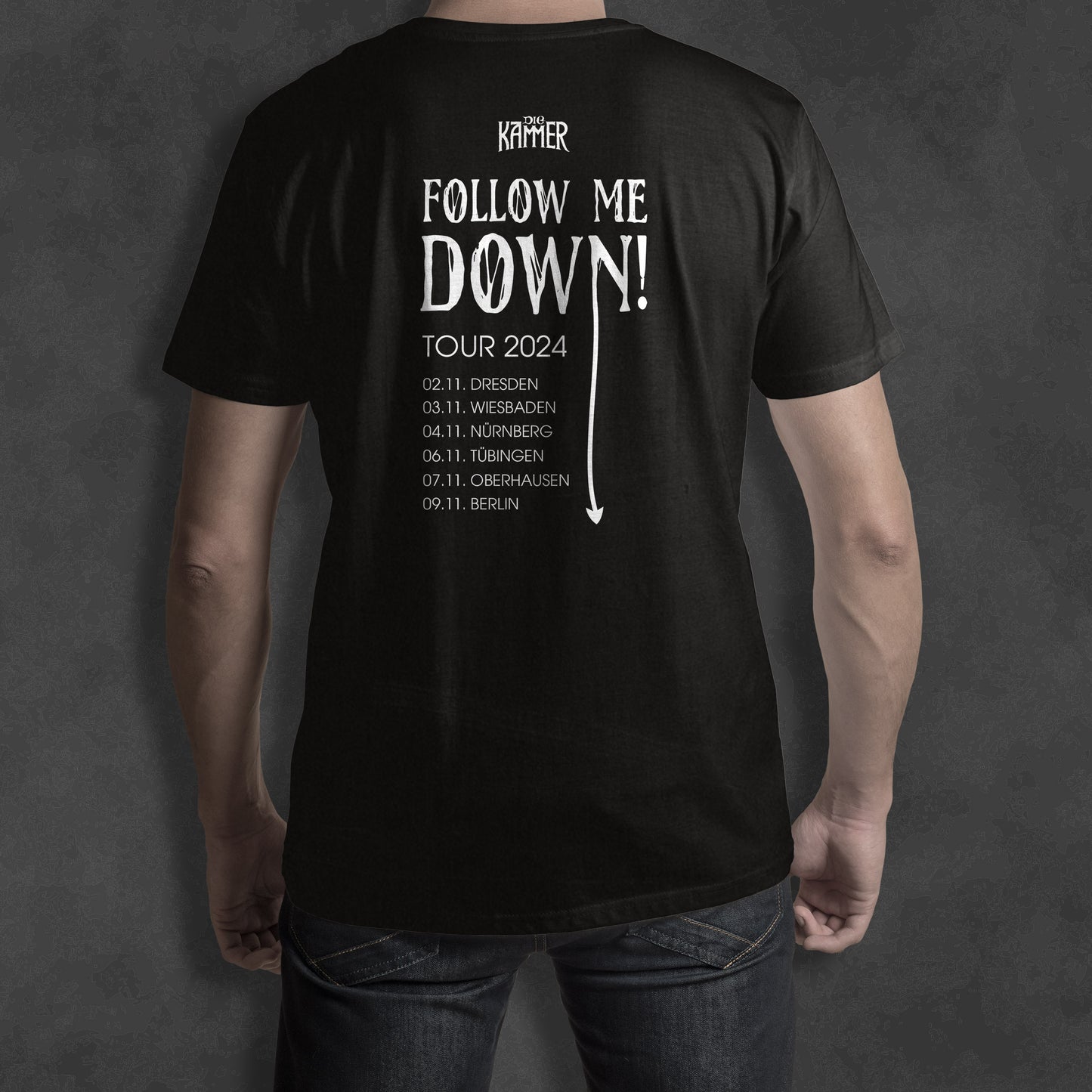 Shirt "Follow me down"