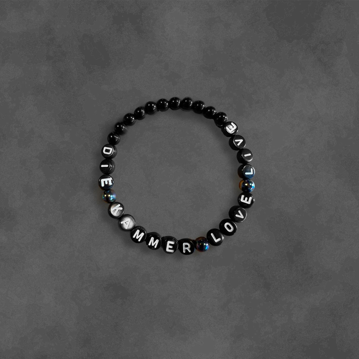 Letter Bead Armband - Die Kammer: Love. Live.