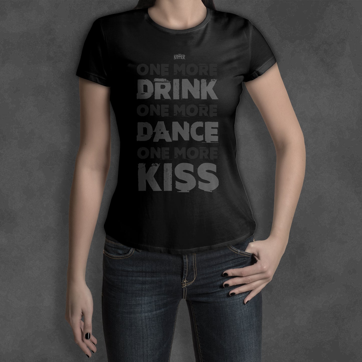 T- / Girlie Shirt "One More Kiss"