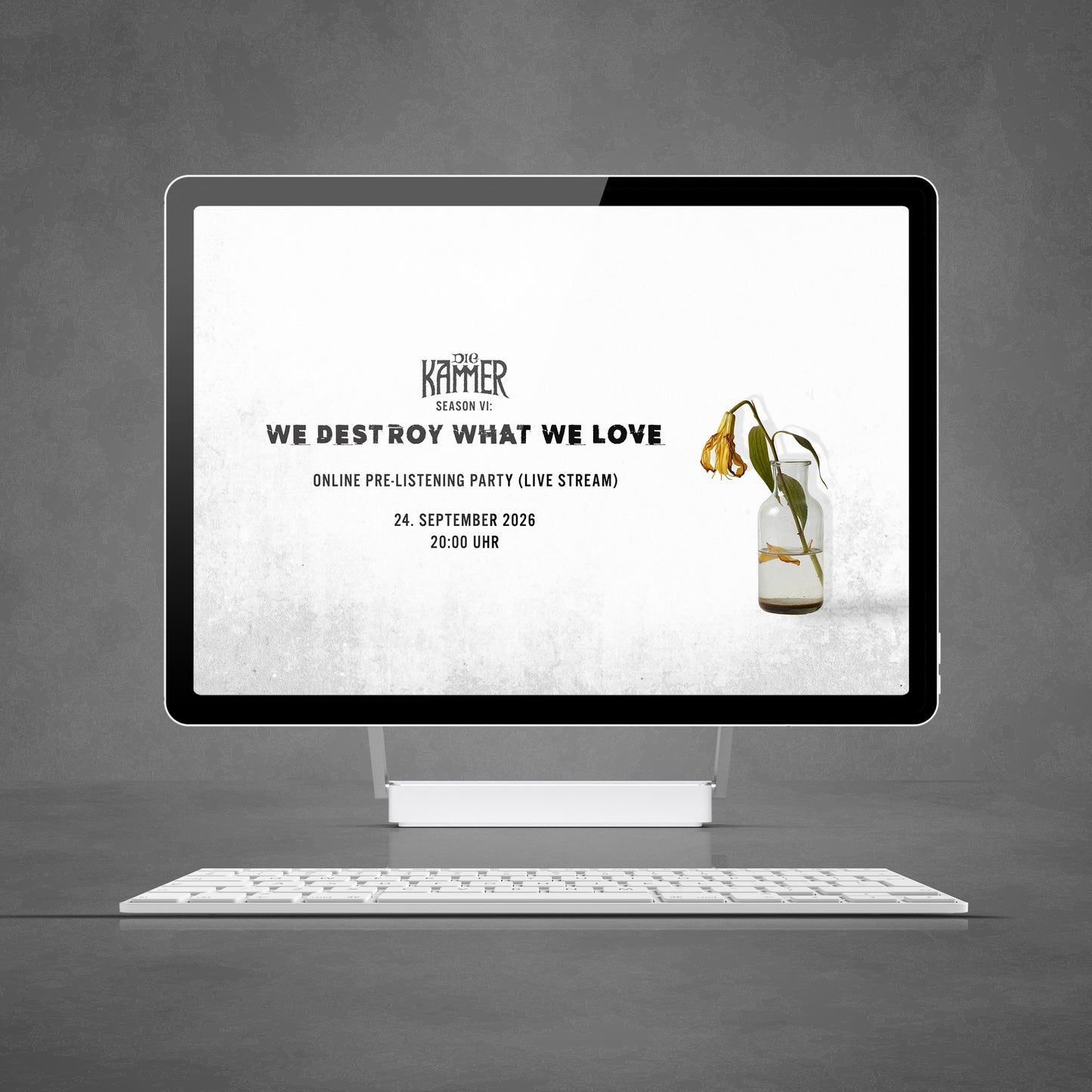 Zugang zur Online-Prelistening-Party am 24.09.2026 um 20:00