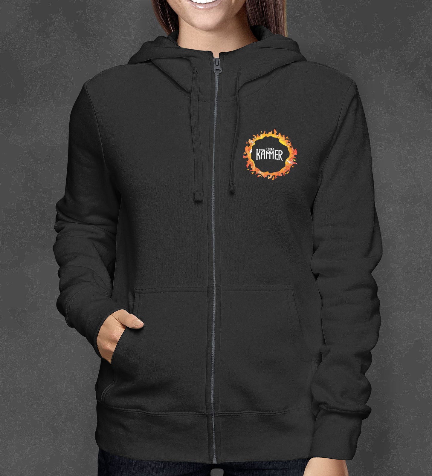 Zip-Hooded-Sweater "Kammerfeuer 2025"